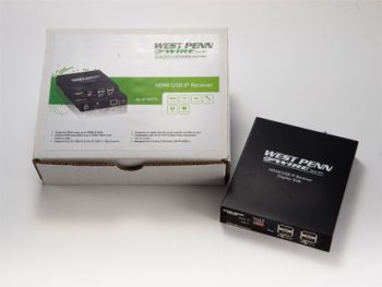 West Penn AV-IP-RX776 AV IP Receiver HDMI, USB