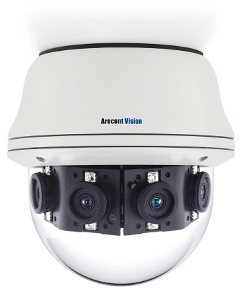 Arecont Vision AV08CPD-118 8 Megapixel 180° Panoramic Day/Night IR Indoor/Outdoor Dome IP Camera, 6mm Lens