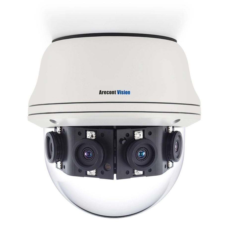 Arecont Vision AV08CPD-118 8 Megapixel 180° Panoramic Day/Night IR Indoor/Outdoor Dome IP Camera, 6mm Lens