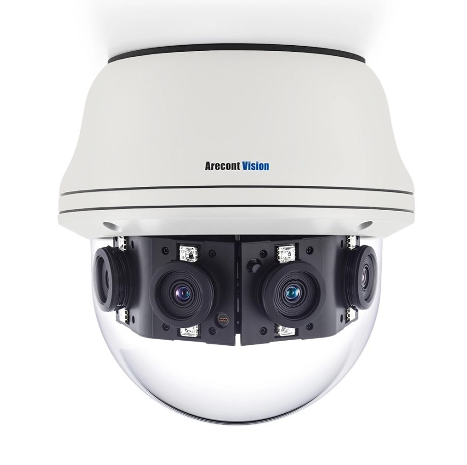 Arecont Vision AV20CPD-118 20 Megapixel Day/Night Indoor/Outdoor Dome IP Camera, 4mm Lens
