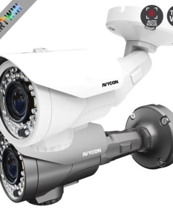 Avycon AVC-BA92AVT-W 1080P HD-TVI HD-SDI Bullet Camera, 2.8-12mm Lens, White