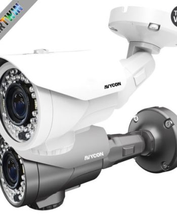 Avycon AVC-BA92VT 1080P EX-SDI HD-TVI HD-SDI Analog Bullet Camera All In One 2.8-12mm Varifocal Lens Gray