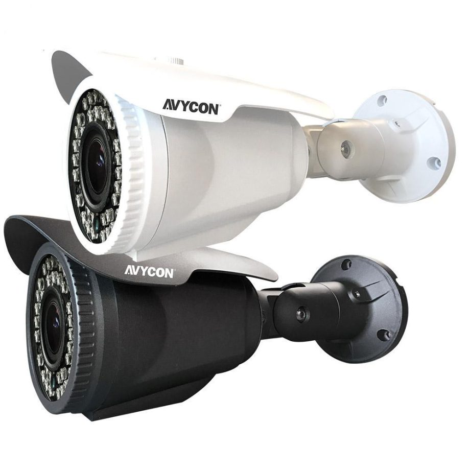 Avycon AVC-BTS91AVT HD-TVI 1080P IR Bullet Camera, 2.8~12mm Lens, Black