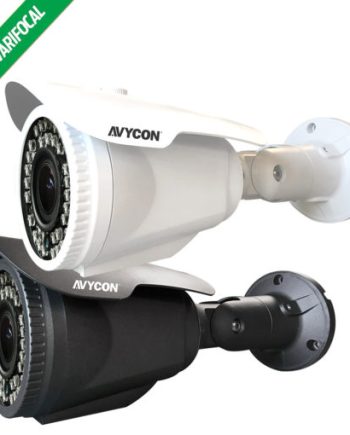 Avycon AVC-BTS91MVT-W HD-TVI 1080P 2.8-12mm Varifocal Lens IR Bullet Camera, White