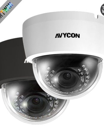 Avycon AVC-DA91MLT-BK 2.4 MP Indoor Dome 1080P HD-TVI Camera, Black