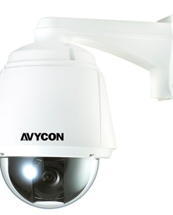 Avycon AVC-PP72X20W 1080p Indoor/Outdoor HD-SDI PTZ Dome Camera, 20x Lens, White