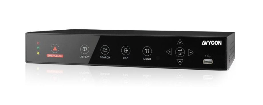 Avycon AVR-TA904H-2T 4 Channel HD-TVI TRIBRID Digital Video Recorder, 2TB HDD
