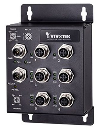 Vivotek AW-IHT-0602 Industrial EN50155 4xFE M12 PoE + 2xFE M12 Switch