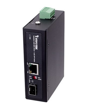 Vivotek AW-IHU-0200 Industrial 1xGE 60W UPoE + 1xGE SFP Unmanaged Switch