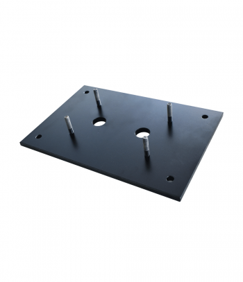 Optex AX-TWEB-A Photobeam Enclosure Mount/Pole Ashphalt Floor Bracket for AX-TW100/200 Freestanding Series