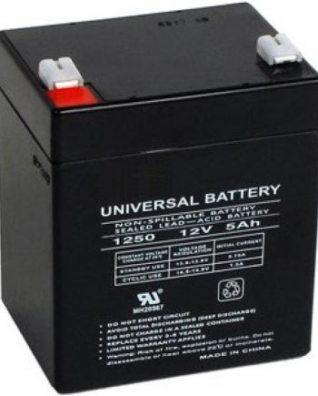 Alpha BA001 12VDC Rechargeable Battery, 5.0A/H