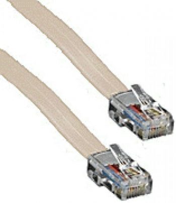 Alpha BF640 6′ Straight Connecting Cord-8 Pin, Beige