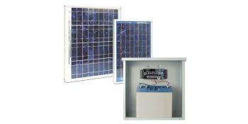 Securitron BPSS-10 Solar Power Supply, 12V with 10W Solar Panel and 9Ah Battery
