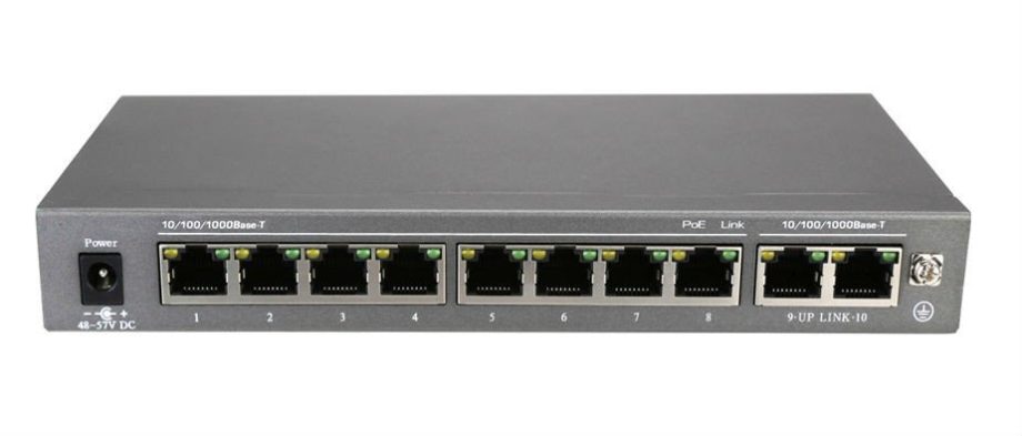 Syncom CA-G10P-120X 8 Port Gigabit PoE Switch with 2 Port Gigabit Uplinks