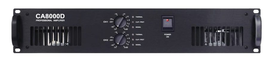 Bogen CA8000DE 240V Stereo Power Amplifier, 940 WRMS