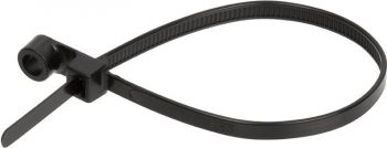 Nascom CABLETIE-UVB7H 7-1/2″ Mounting Cable Ties, Catamount, UV Nylon, Black, 1000 Pack