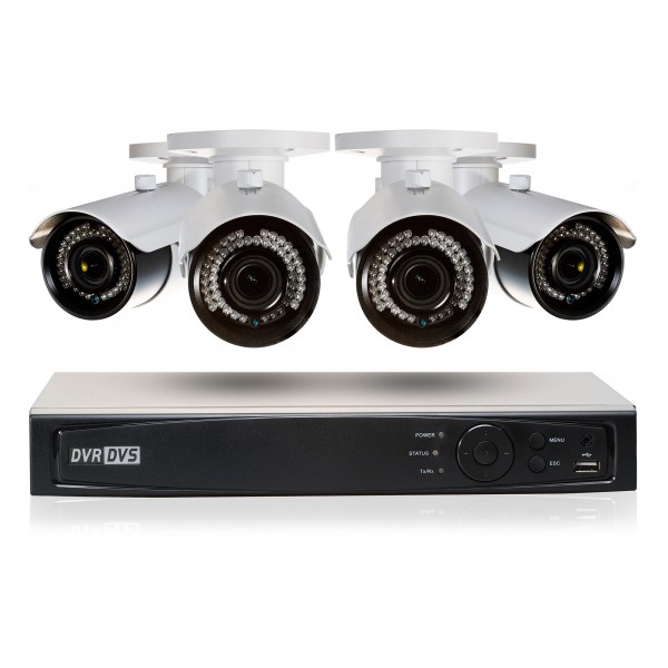 4 Camera Complete Surveillance System