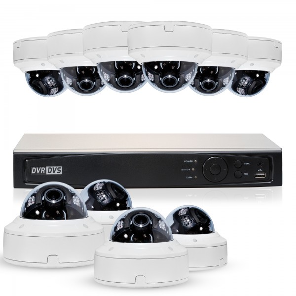 12 Camera Complete Surveillance System