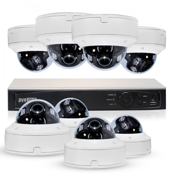 8 Camera Complete Surveillance System
