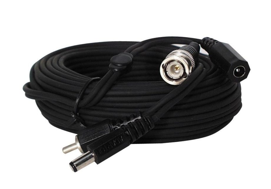 Speco CBL-50BB 50′ Video/Power Extension Cable with BNC/BNC Connectors