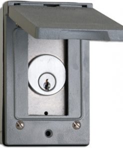 Camden Door Controls CI-1050CP Surface Single Gang Enclosure, Weather Resistant Cover, (2) SPDT Momentary Switches