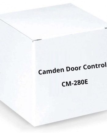 Camden Door Controls CM-280E Switch with Single Gang Stainless Steel Faceplate, ‘EXIT’, Black