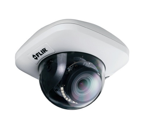 Flir CM-3304-1E-I 4 Megapixel Outdoor Network IR Mini-Dome Camera, 3-8.5mm Lens, E-TEMP