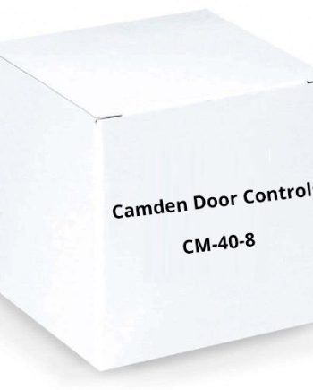 Camden Door Controls CM-40-8 4 1/2″ Round Push Plate Switch, ‘PUSH TO LOCK’, Black