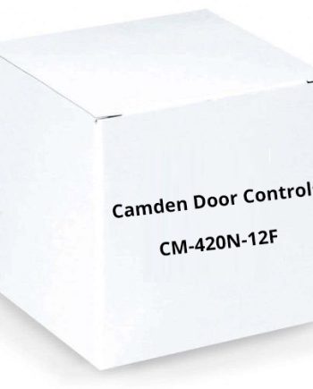 Camden Door Controls CM-420N-12F Narrow Faceplate, N/O and N/C Contacts, ‘APPUYEZ POUR AIDE D’URGENCE’