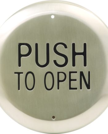 Camden Door Controls CM-60 6″ Round Push Plate Switch
