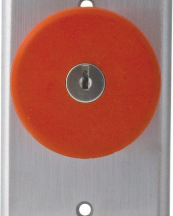 Camden Door Controls CM-6040 Locking Pushbutton, Red, Key To Release, N/C, Maintained
