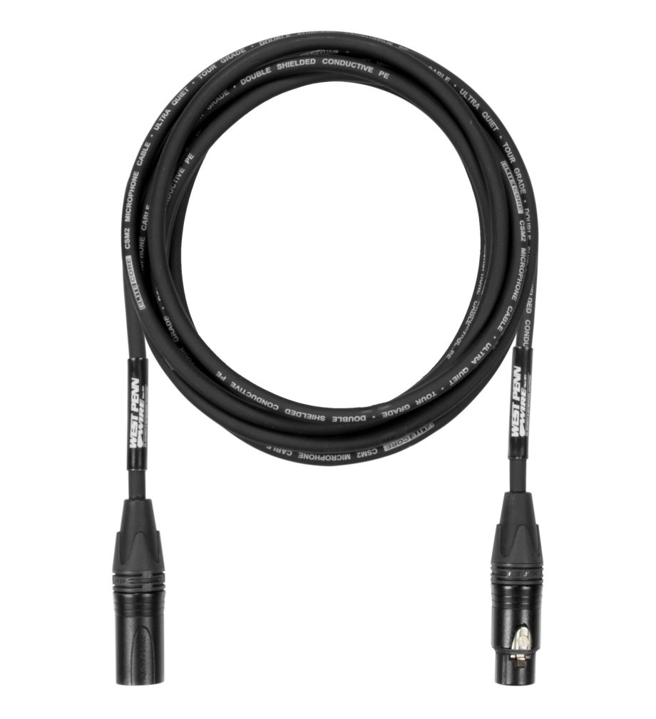 West Penn CN-CSM2XMF-25 Stage Grade Ultra Quiet and Ultra Durable Mic Cable, 25 Feet