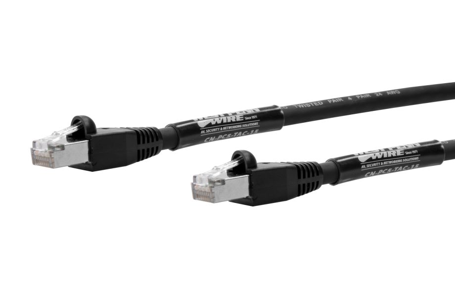 West Penn CN-PC5-TAC-5 Category 5E Tactical Ultra Flexible Shielded Cable, 5 Feet