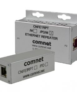 Comnet CNFE1RPT/PD/M 10/100 Mbps Ethernet Repeater With 60 W Pass-Through PoE