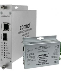 Comnet CNFE2MC2C/M 10/100Mbps Ethernet Electrical to Optical Media Converter with Contact Closures