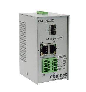 Comnet CNFE3DOE2-M RS232/422/485 Data Over Ethernet Terminal Server