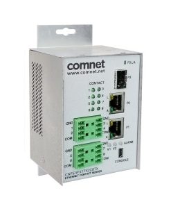 Comnet CNFE3FX1TX2C8RX-M Industrially Hardened 10/100 Mbps 3-Port Intelligent Ethernet Switch
