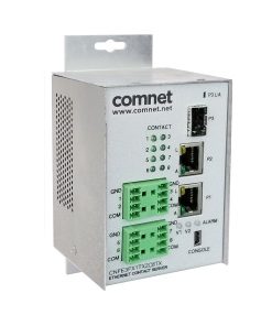 Comnet CNFE3FX1TX2C8TX-M Industrially Hardened 10/100 Mbps 3-Port Intelligent Ethernet Switch