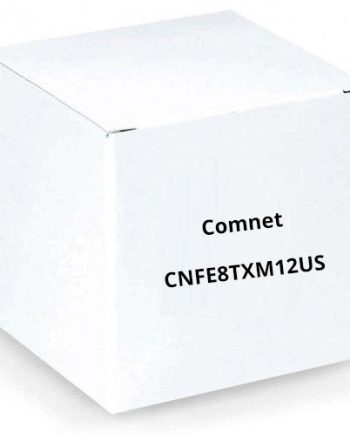 Comnet CNFE8TXM12US 8-Port Hardened 10/100Mbps Unmanaged Ethernet Switch, M12