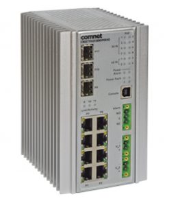 Comnet CNGE11FX3TX8MS Industrially Hardened 11 Port Gigabit Managed Ethernet Switch