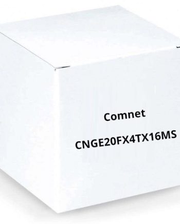 Comnet CNGE20FX4TX16MS 20 Port Hardened Managed Gigabit Switch with (16) 10/100/1000Base-TX & (4) 100/1000Base-FX Ports