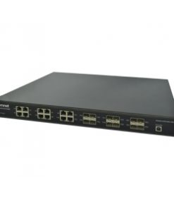 Comnet CNGE24FX12TX12MSPOE-48 24-Port Hardened Managed Ethernet Switch with (12) 10/100/1000Base-TX & (12) 100/1000Base-FX SFP Ports