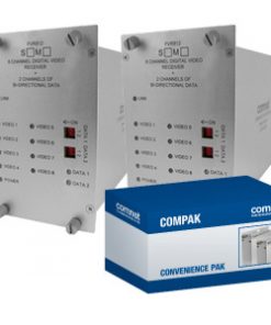 Comnet COMPAK812M1 8 Channel Video + 2 Channel Data Contact Closure, Multi-Mode