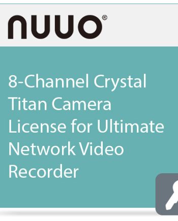 Nuuo CT-CAM-ULT 08 Crystal Titan 8 Channel Camera License for Ultimate Network Video Recorder