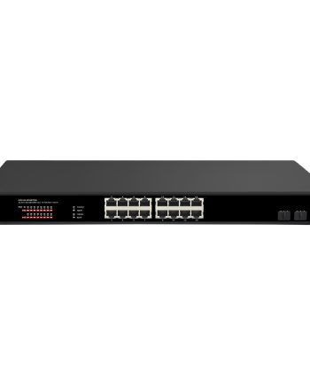 Cantek Plus CTN-P16-2S16X270A 16 Port Network Switch with 16 PoE/PoE+ Gigabit Ports