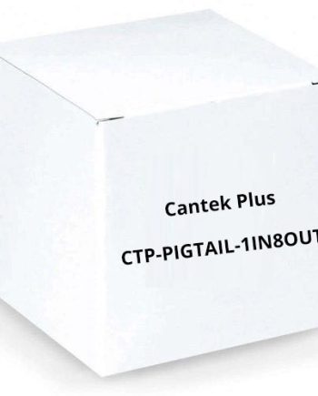 Cantek Plus CTP-PIGTAIL-1IN8OUT DC Male Pigtail with 1 in / 8 out