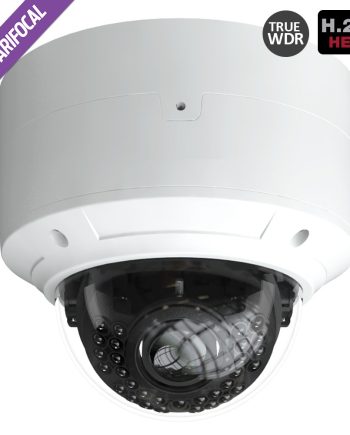Cantek Plus CTP-TLV15VHN 5 Megapixel Outdoor IR Network Vandal Dome Camera, 3.6-10mm Lens