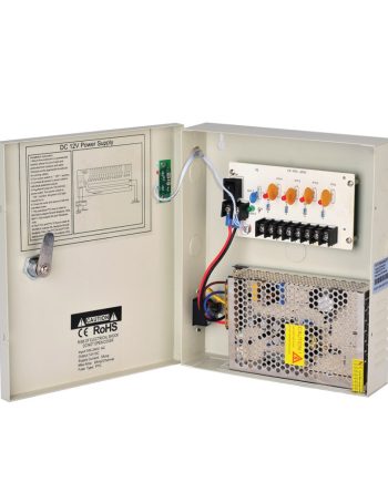 Cantek Plus CTPSW-12VDH5A-4 4 Channel / 5 Amp Power Distribution Box, DC 12V
