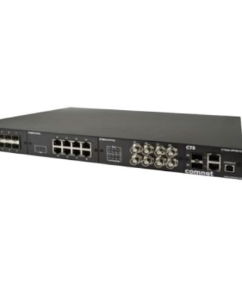 Comnet CTS24+2POE 24-Port CST Commercial Grade Modular Ethernet Managed Switch with 400W PoE Power Supply