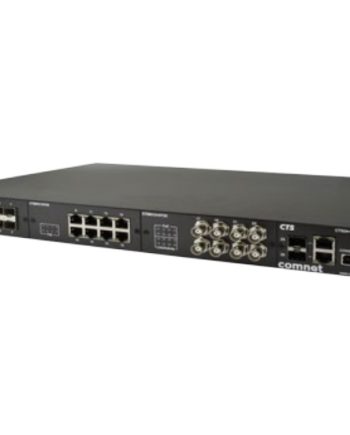 Comnet CTS8COAXPoE 8 Channel CopperLine Module with BNC Coaxial Cable Interface and PoE